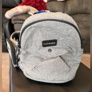 Tushbaby Gray Baby Bag